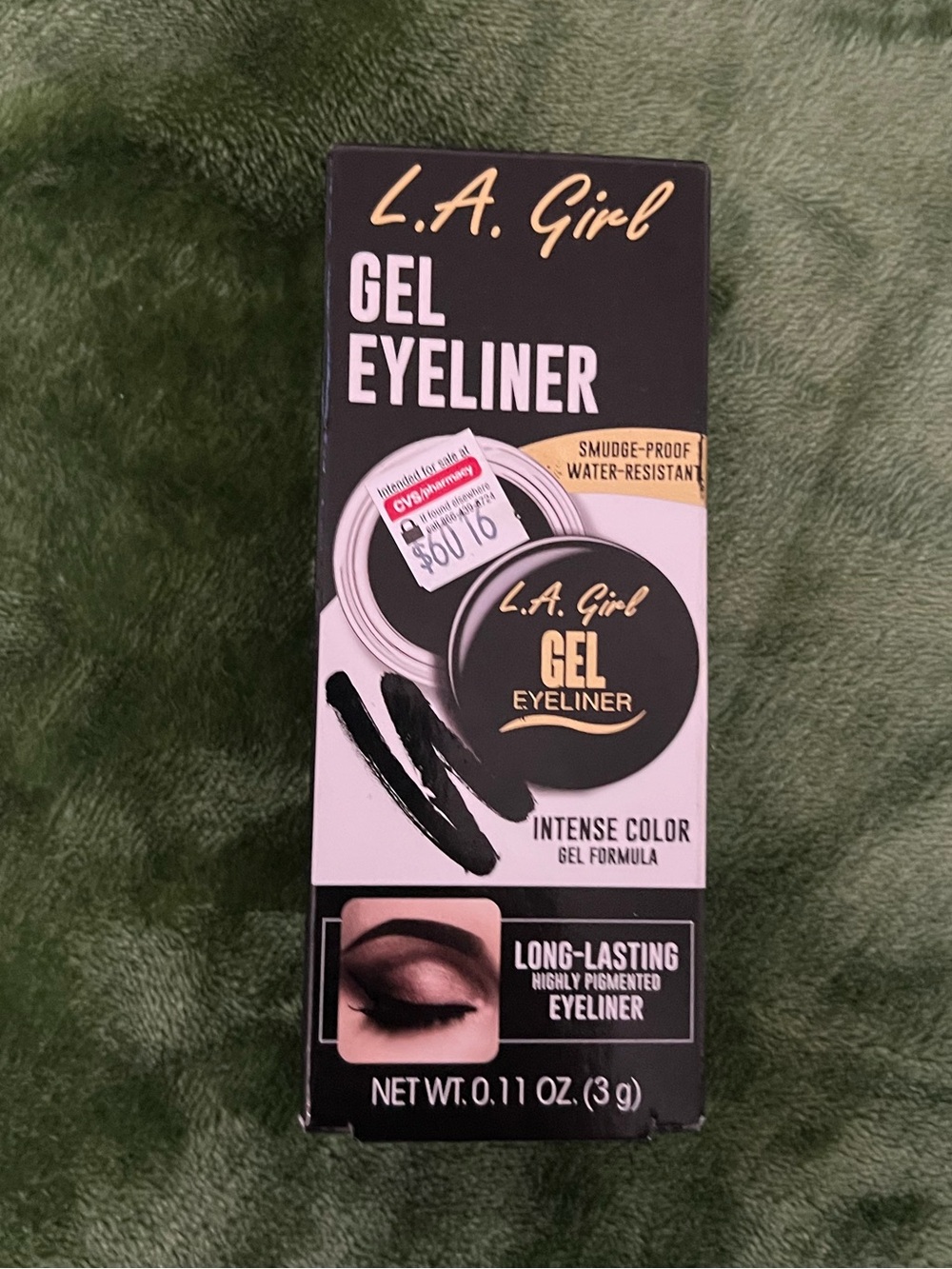 Gel Eyeliner - Black (brush not included)